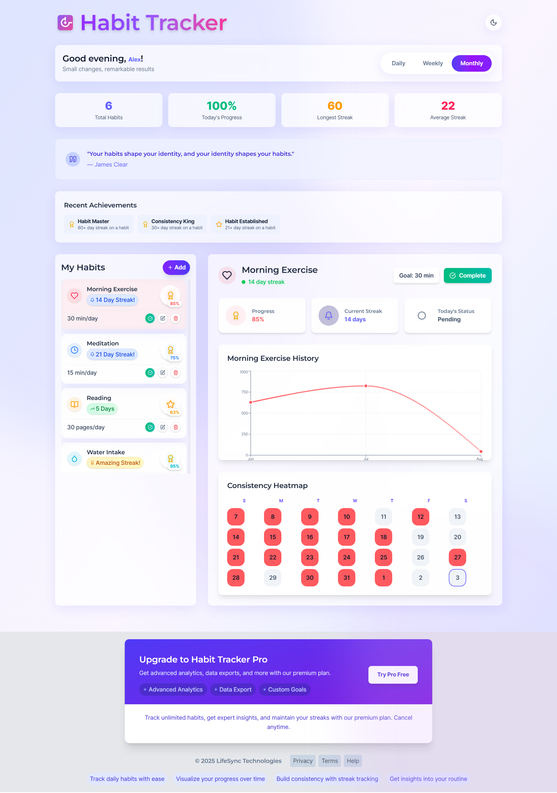 Smart Habit Tracker